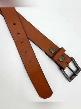 Fox Creek Belt Women’s Sz 36 Brown Leather USA Classic Casual